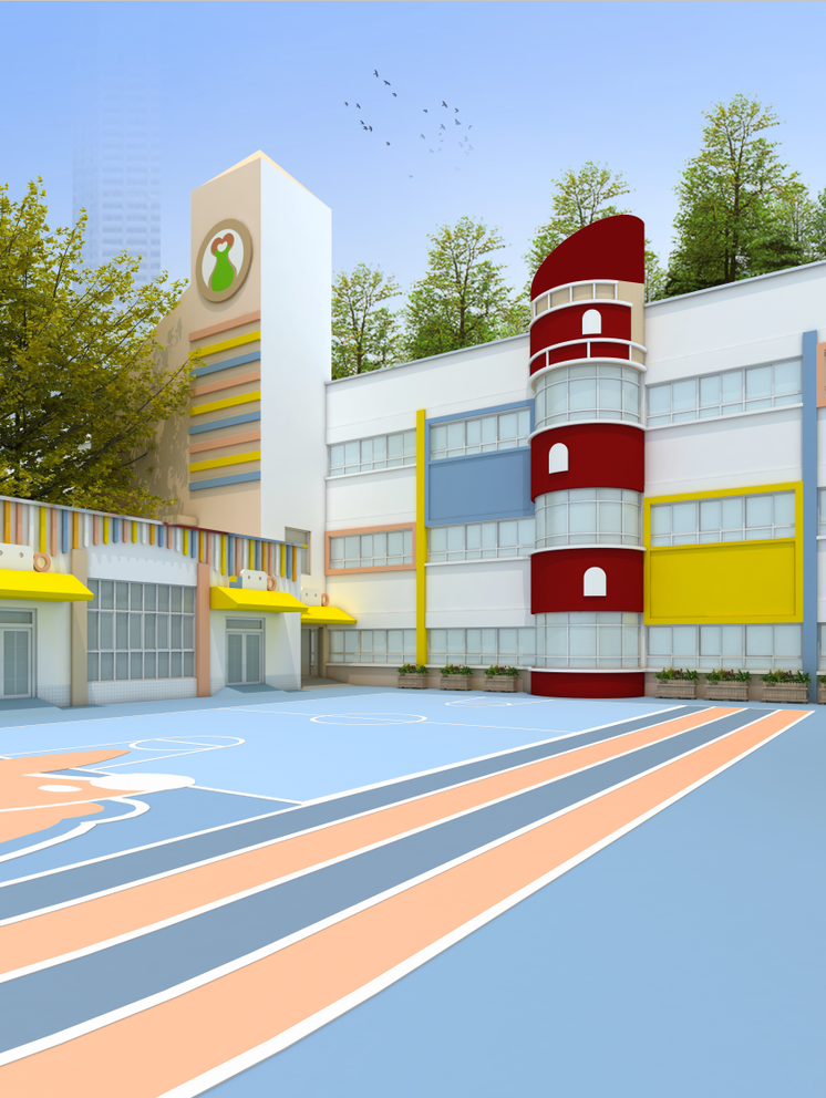 鄭煤機集團幼兒園戶外設(shè)計裝修